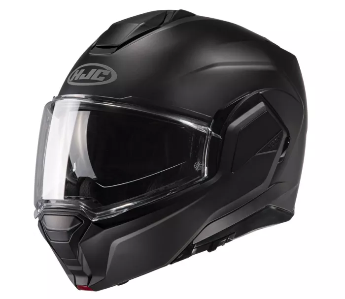 Składany kask motocyklowy HJC i100 Solid semi flat black