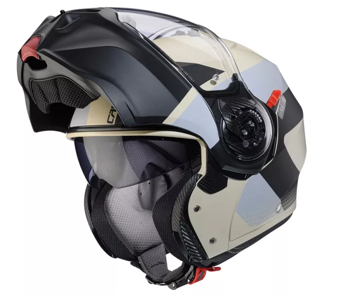 Kask składany Caberg Duke Evo Indy matt sand/grey/black