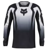 Koszulka motocrossowa Fox Lean Jersey Black/White