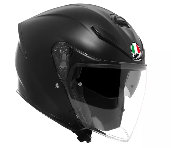 Kask otwarty AGV K5 JET EVO ECE 22.06 MONO MATT BLACK