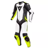 Kombinezon motocyklowy Dainese LAGUNA SECA 4 BIAŁY / CZARNY / ŻÓŁTY FLUO