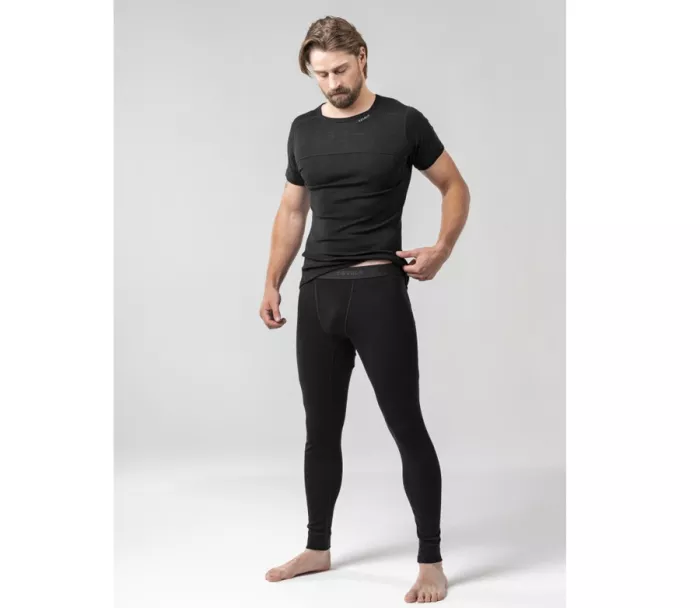 Legginsy męskie Devold GO Lauparen Merino 190 Longs black