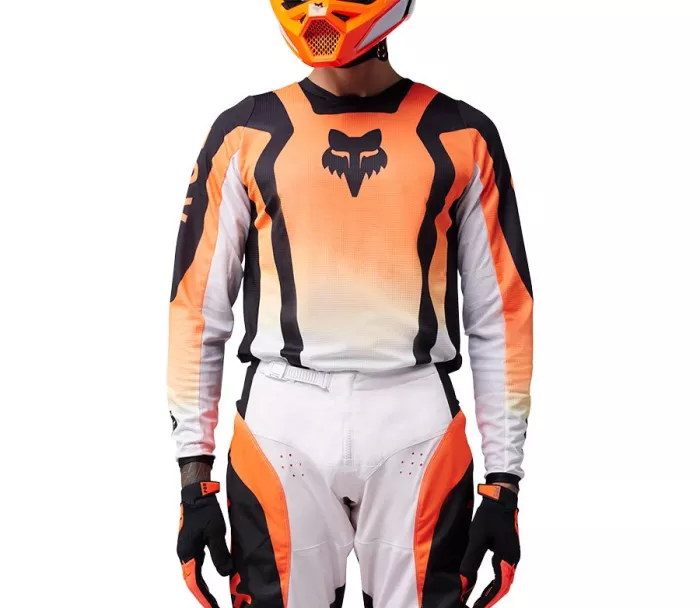 Koszulka motocrossowa Fox Lean Jersey Fluorescent Orange