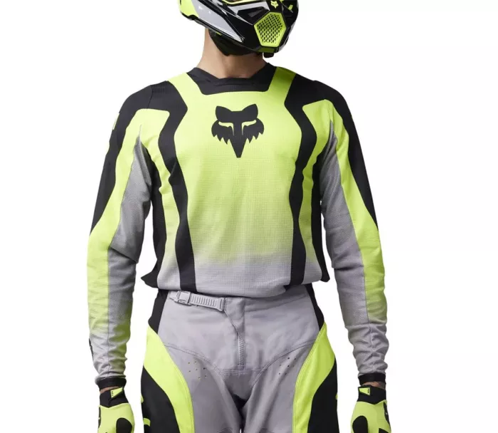 Koszulka motocrossowa Fox Lean Fluorescent Yellow