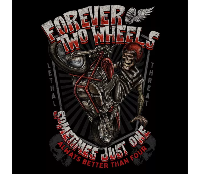 Koszulka Lethal Threat FOREVER TWO WHEELS