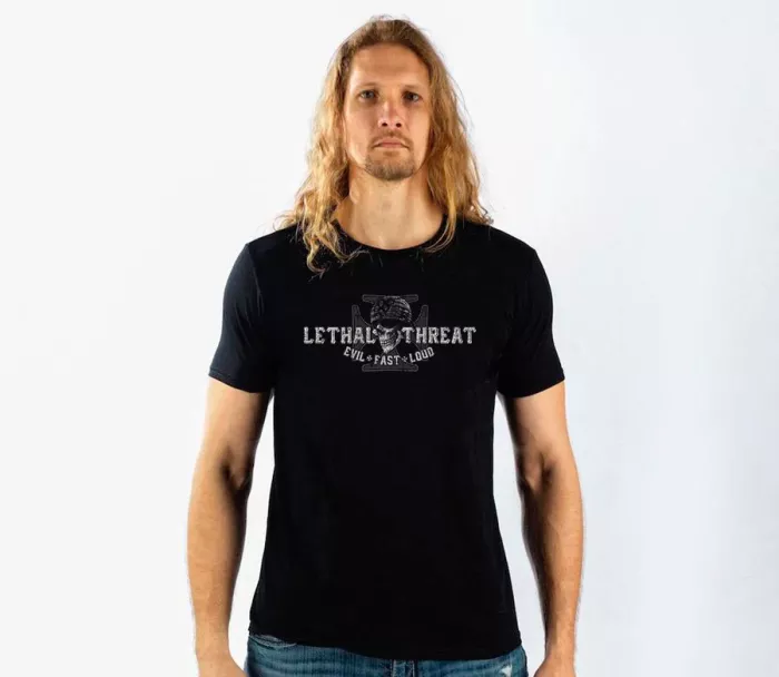 T-shirt Lethal Threat Highway To Hell czarny