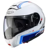 Kask składany Caberg Levo X Elite white/red/blue/light blue