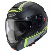 Kask składany Caberg Levo X Elite matt black/grey/yellow fluo