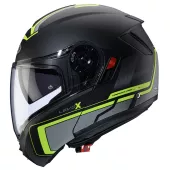 Kask składany Caberg Levo X Elite matt black/grey/yellow fluo