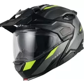 Składany kask NEXX X.LIFECOUNTRY Terra grey/neon MT