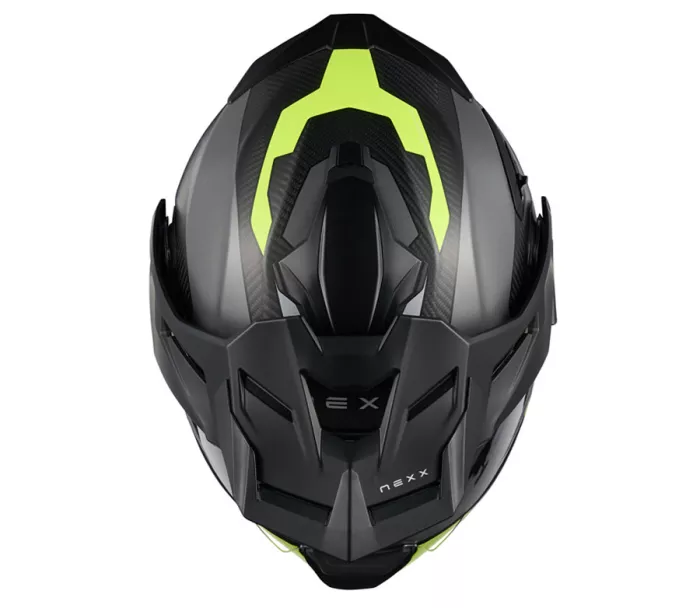 Składany kask NEXX X.LIFECOUNTRY Terra grey/neon MT