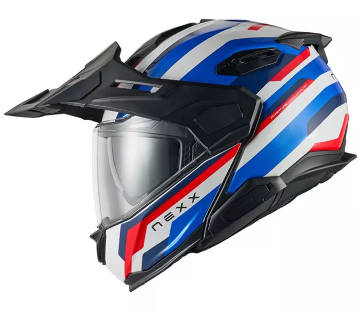 Kask motocyklowy NEXX X.LIFECOUNTRY Westbound blue/red MT