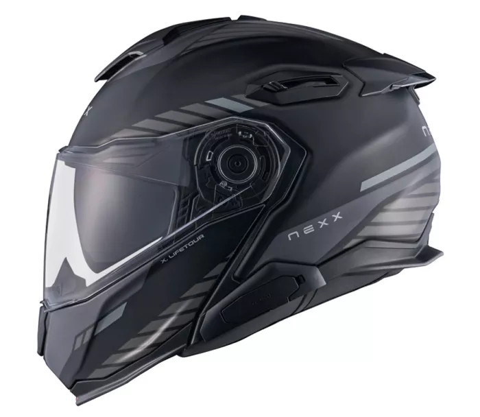 Kask motocyklowy NEXX X.LIFETOUR Globe black/gray MT