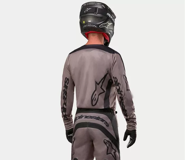 Koszulka motocrossowa Alpinestars Fluid Luvr w kolorze błotnistym/czarnym