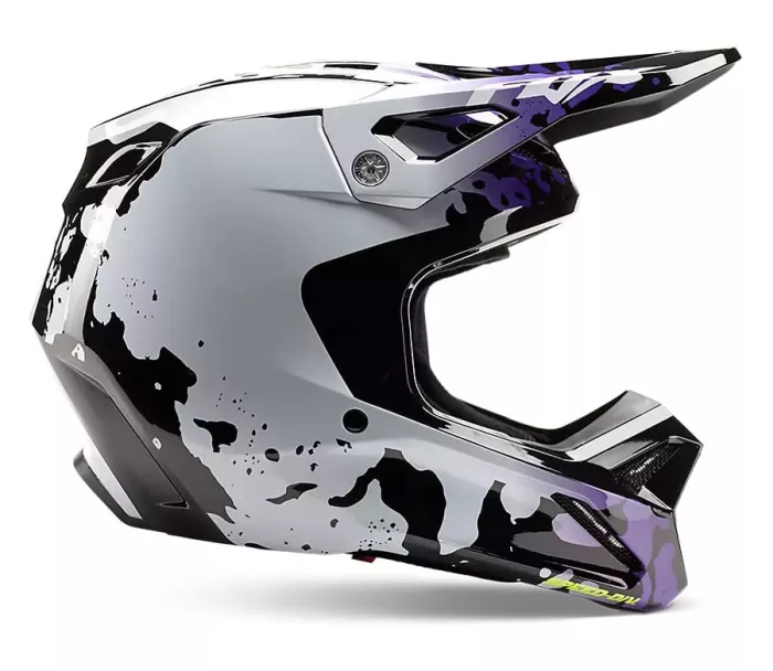 Fox 30483-018 Yth V1 Morphic Helmet - YS Black/White