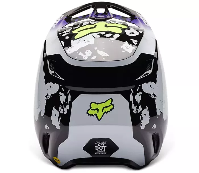 Fox 30483-018 Yth V1 Morphic Helmet - YS Black/White