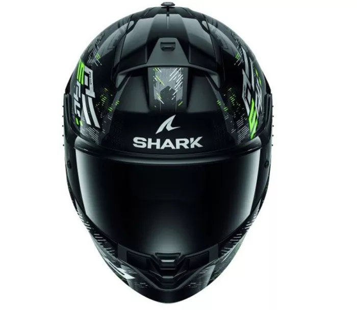 Kask motocyklowy Shark KSG RIDILL 2 MOLOKAI Black Silver Green