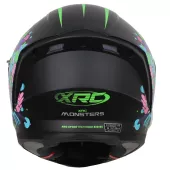 Integralny kask XRC MONSTERS matt black