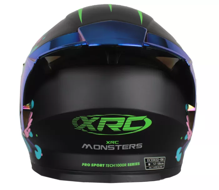 Integralny kask XRC MONSTERS matt black