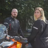 Kurtka motocyklowa Nazran Montana 2.0 czarno/czarna męska