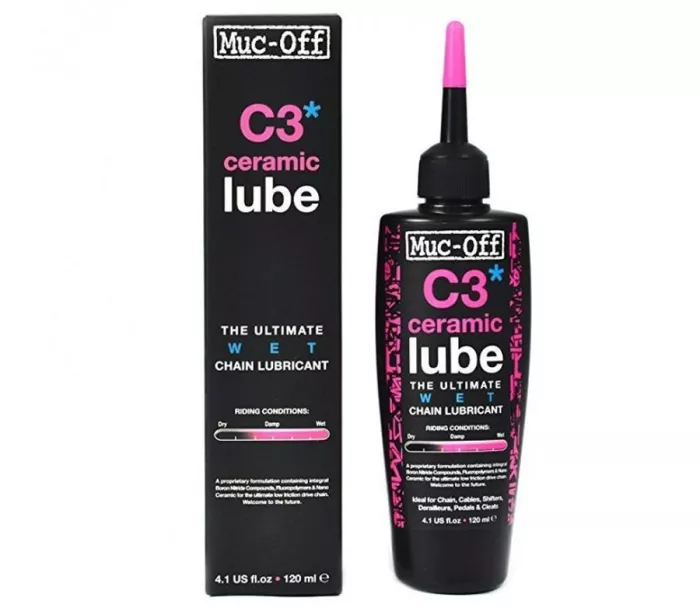 Muc-Off 870 C3 WET CERAMIC LUBE smar do łańcuchów na mokro ceramiczny 120ml