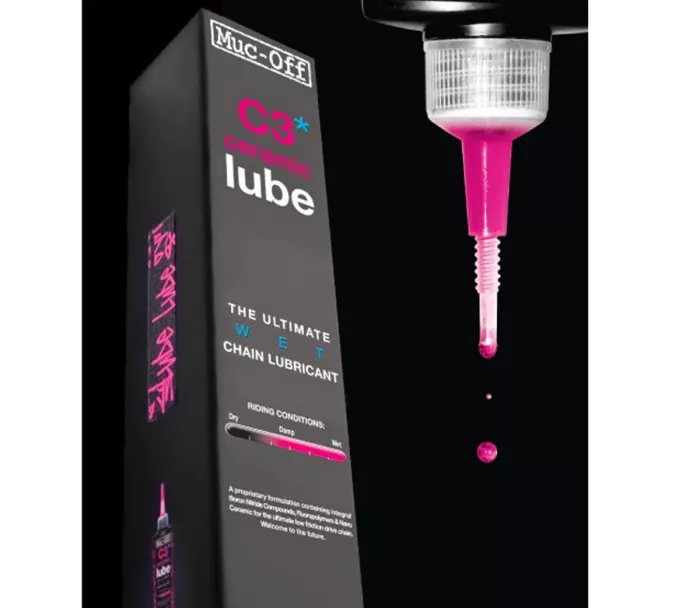 Muc-Off 870 C3 WET CERAMIC LUBE smar do łańcuchów na mokro ceramiczny 120ml