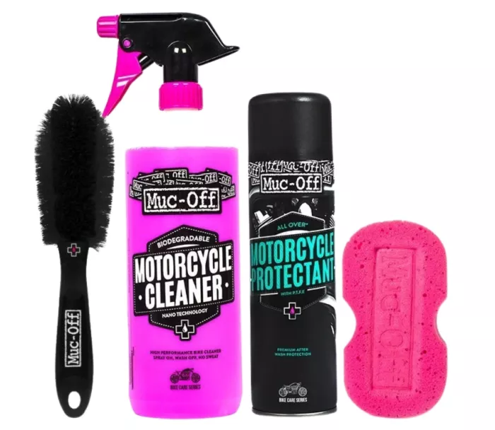 Muc-Off MOTORCYCLE ESSENTIALS KIT - Zestaw do czyszczenia i zabezpieczania powierzchni motocykli