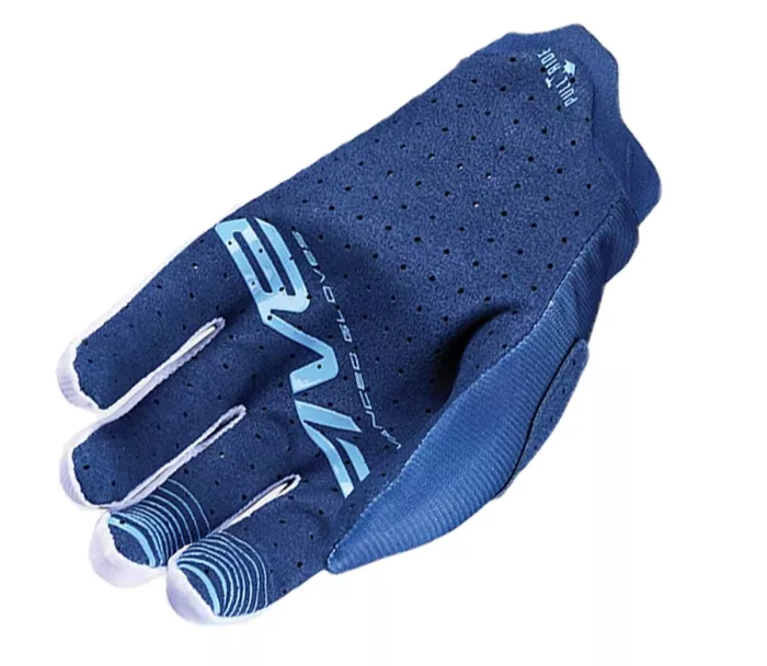 Rękawiczki motocrossowe Five MXF2 Evo Split navy/white/blue