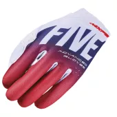 Rękawiczki motocrossowe Five MXF2 Evo Split white/red/blue