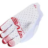 Rękawiczki motocrossowe Five MXF2 Evo Split white/red/blue