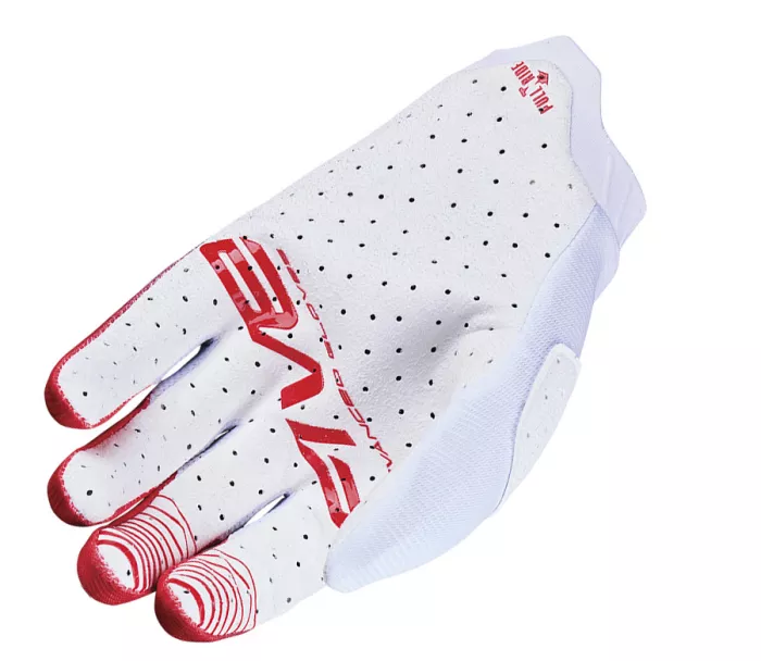 Rękawiczki motocrossowe Five MXF2 Evo Split white/red/blue