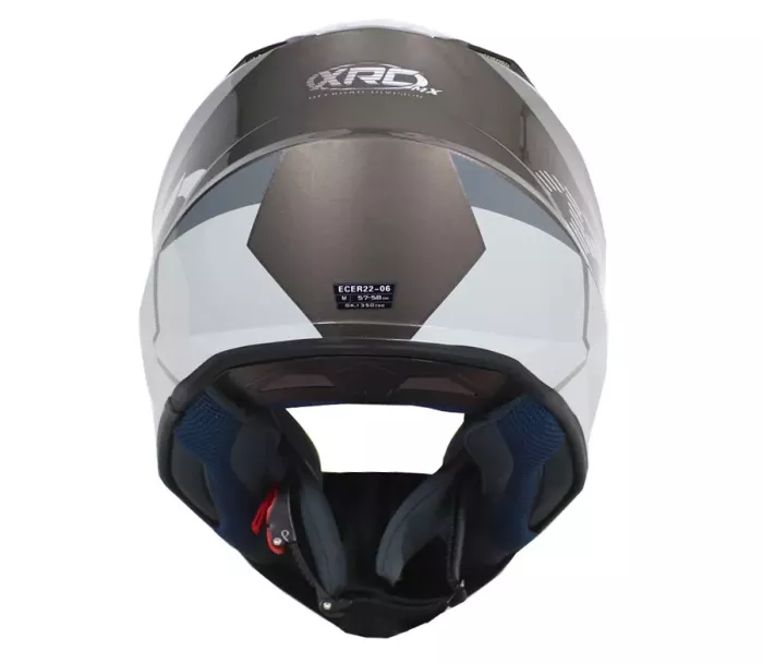 Kask motocrossowy XRC MX Waukee szary/ciemnoszary/biały