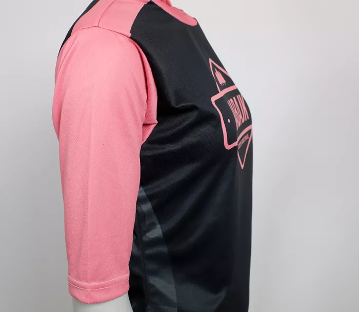 Koszulka damska Nabajk Ancze 3/4 sleeve black/old pink