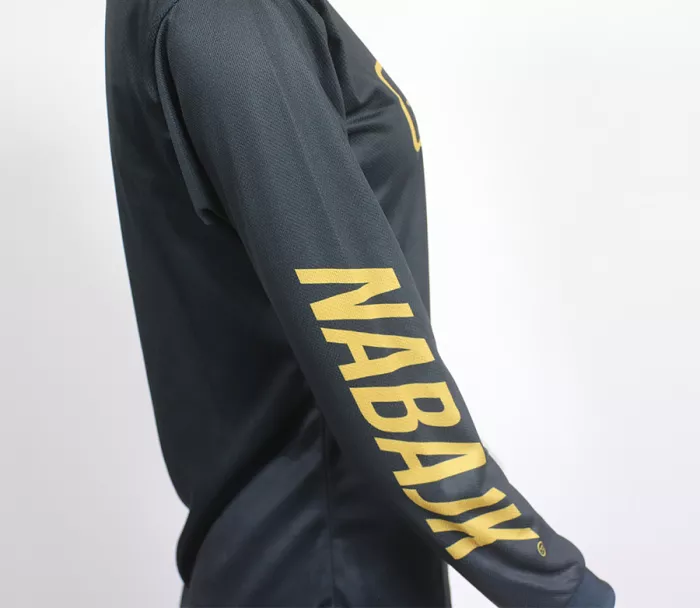 Damska koszulka Nabajk Deshtny long sleeve black/gold