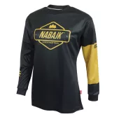 Damska koszulka Nabajk Deshtny long sleeve black/gold