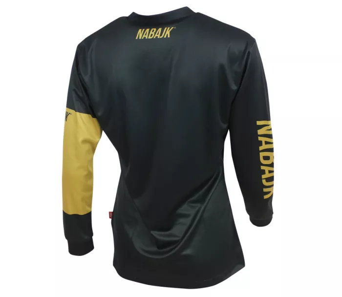 Damska koszulka Nabajk Deshtny long sleeve black/gold