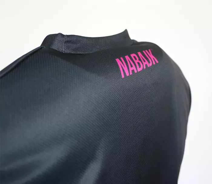 Damska koszulka Nabajk Deshtny long sleeve black/pink