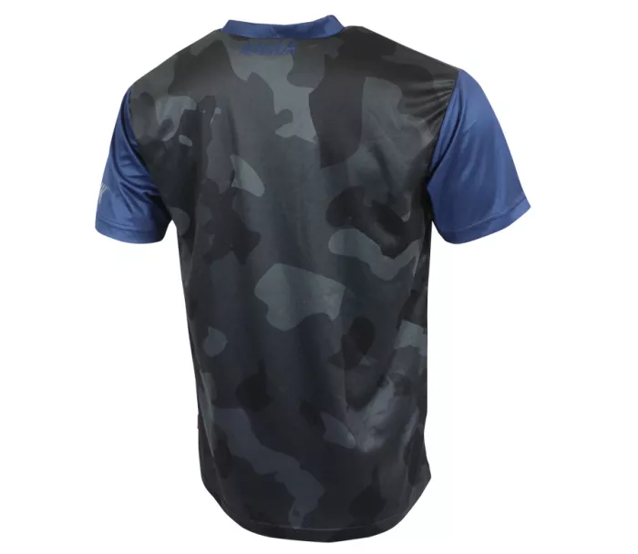 Męska koszulka Nabajk Kubba short sleeve black camo/dark blue