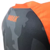 Męska koszulka Nabajk Shpindler short sleeve black camo/orange