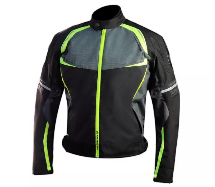 Kurtka motocyklowa Nazran Thron Tech-Air czarna / szara / fluo