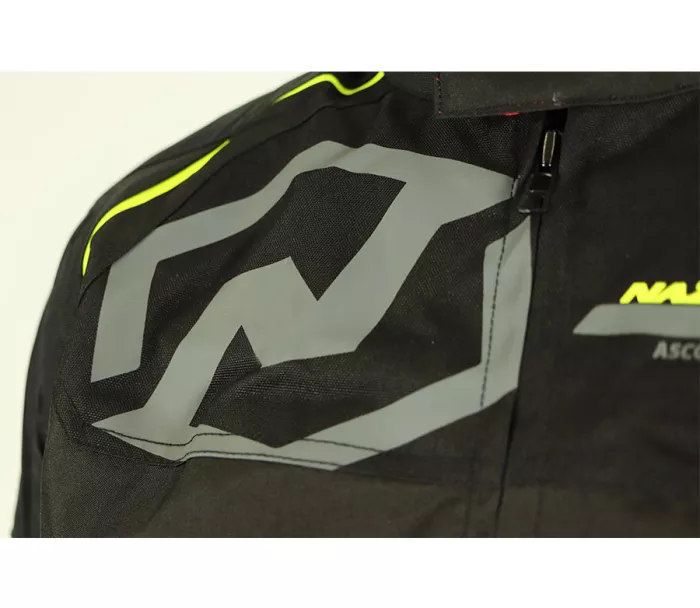 Kurtka motocyklowa Nazran Ascona 2.0 czarna / fluo kompatybilna z Tech-air