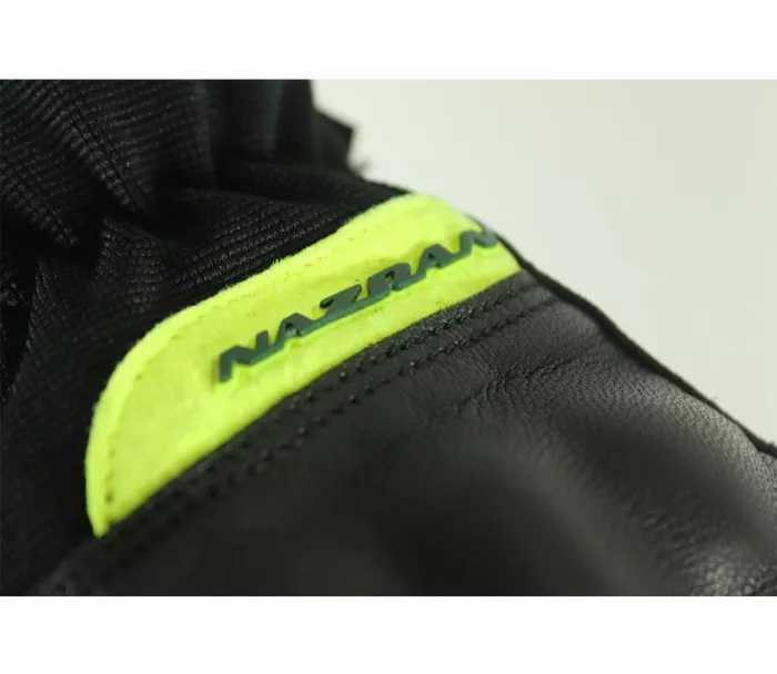 Rękawice motocyklowe Nazran RX-4 WTP czarne / fluo