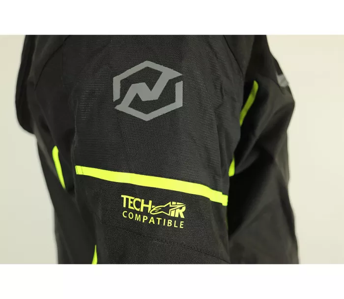 Kurtka motocyklowa Nazran Ascona 2.0 czarna / fluo kompatybilna z Tech-air