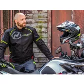 Kurtka motocyklowa Nazran Ascona 2.0 czarna / fluo kompatybilna z Tech-air