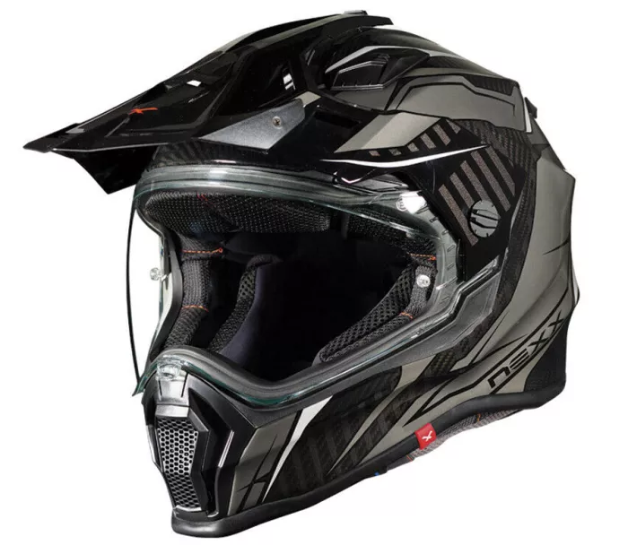 Kask motocyklowy Nexx X.WRL Atika czarno-szary