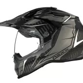 Kask motocyklowy Nexx X.WRL Atika czarno-szary