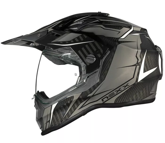 Kask motocyklowy Nexx X.WRL Atika czarno-szary