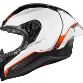 Kask motocyklowy NEXX X.R3R CARBON biało/czerwony