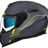 Kask motocyklowy NEXX SX.100R FRENETIC neon/szary MT