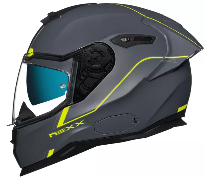 Kask motocyklowy NEXX SX.100R FRENETIC neon/szary MT